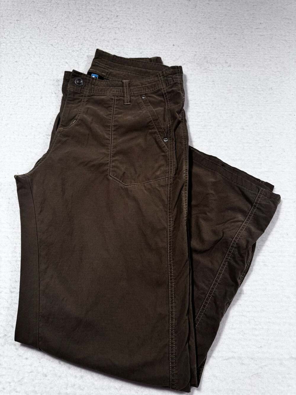 KUHL Women’s Corduroy Pants Size 14 Regular Olive Green